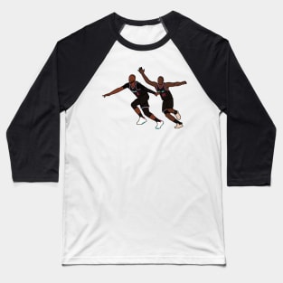 Dwyane Wade Game Winning Celebration - NBA Miami Heat Baseball T-Shirt